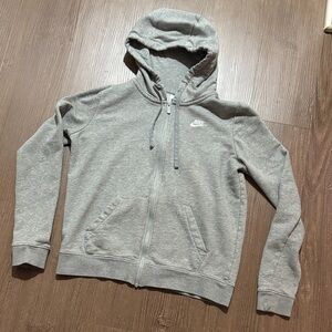 Nike Heather Gray Hoodie with Zip